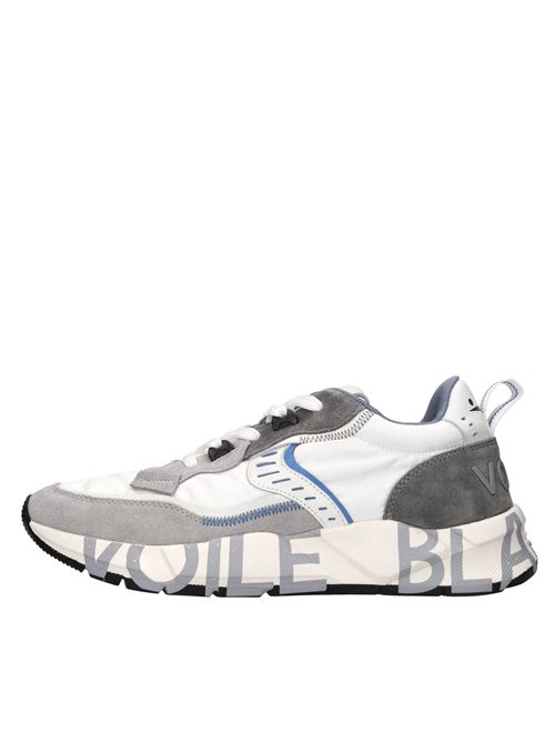 Sneakers in camoscio e tessuto VOILE BLANCHE | CLUB01GRIGIO-BIANCO-BLU
